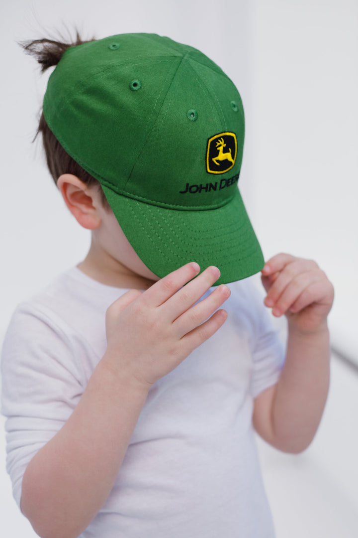 John Deere Toddler Boys' Strapback Baseball Cap Classic Green