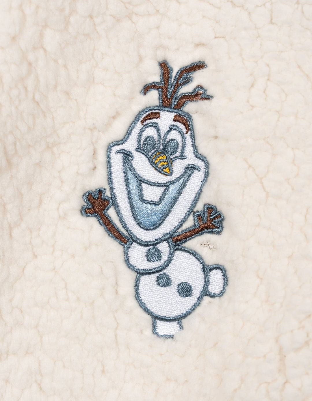 Frozen Olaf Baby Cosplay Fleece Hooded Jumpsuit White