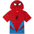 Marvel Spider-Man Adult Men or Women Cosplay Hooded Tee Scarlet Blue Spiderman