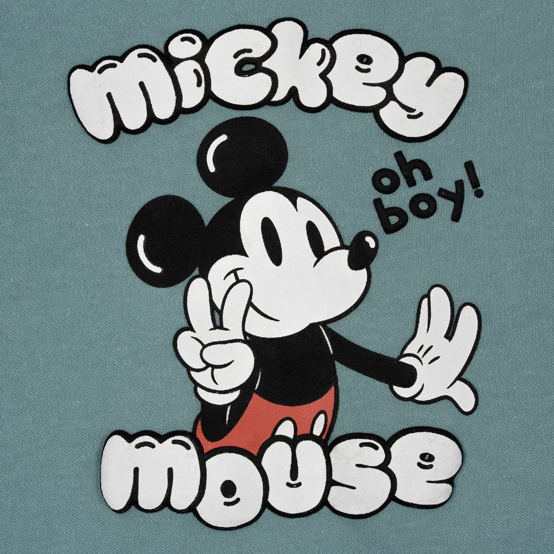 Disney Mickey Mouse & Friends Baby Boys' 3-Pack Short Sleeve Bodysuits Red Blue