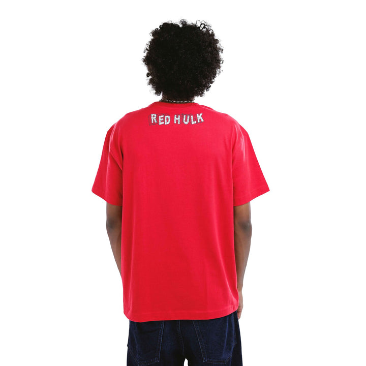 Captain America Red Hulk Men's Cosplay Short Sleeve T-Shirt Brave