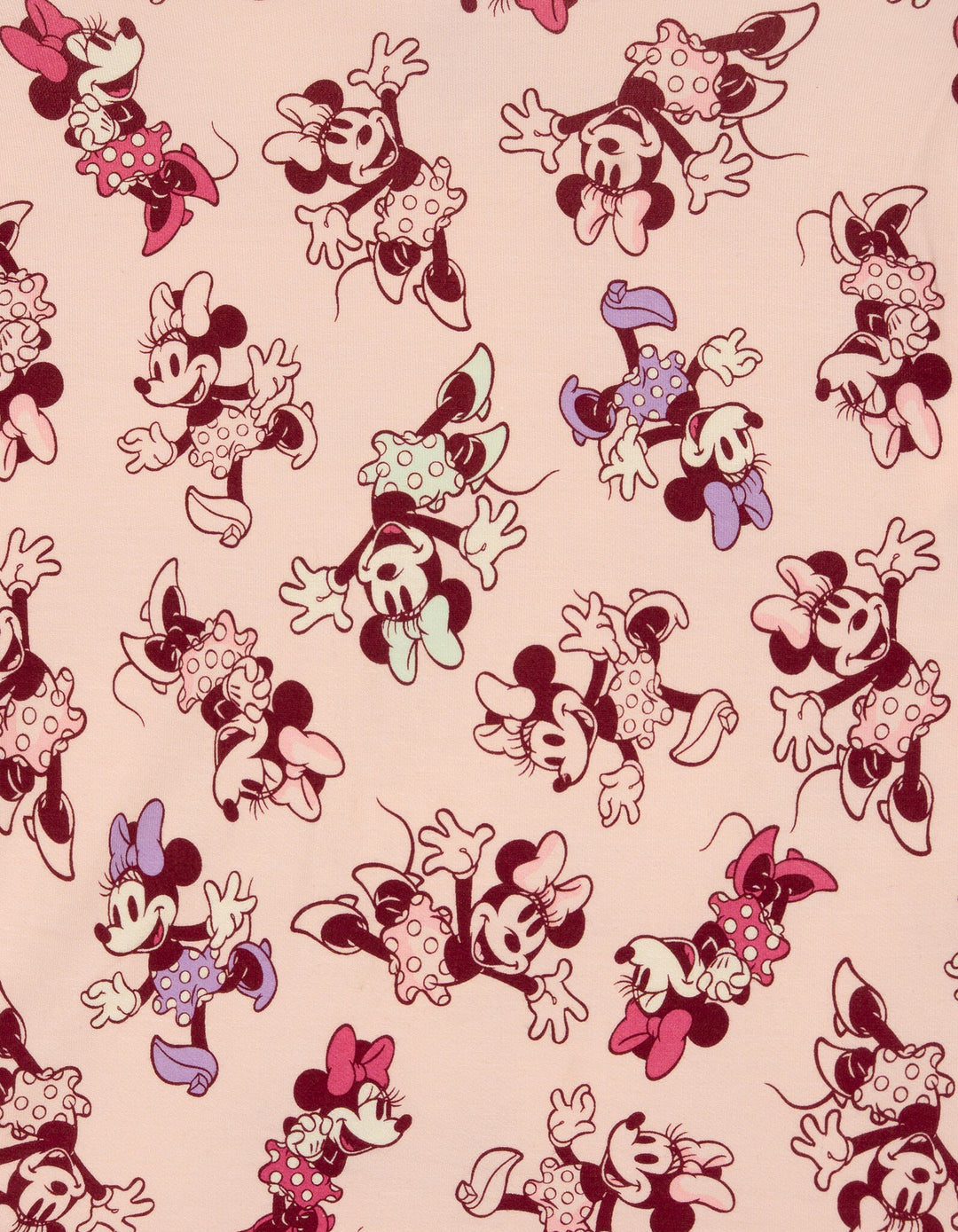 Minnie Mouse Girls' 2-Piece Sweatshirt and Joggers Set Pink