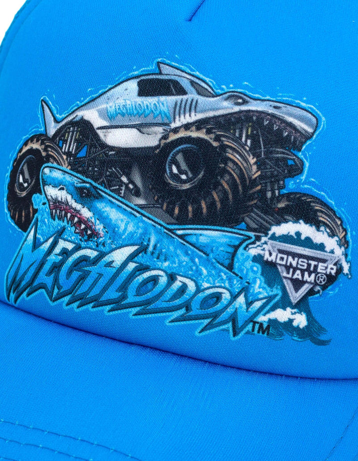 Monster Jam Megalodon Boys' Strapback Baseball Cap Blue