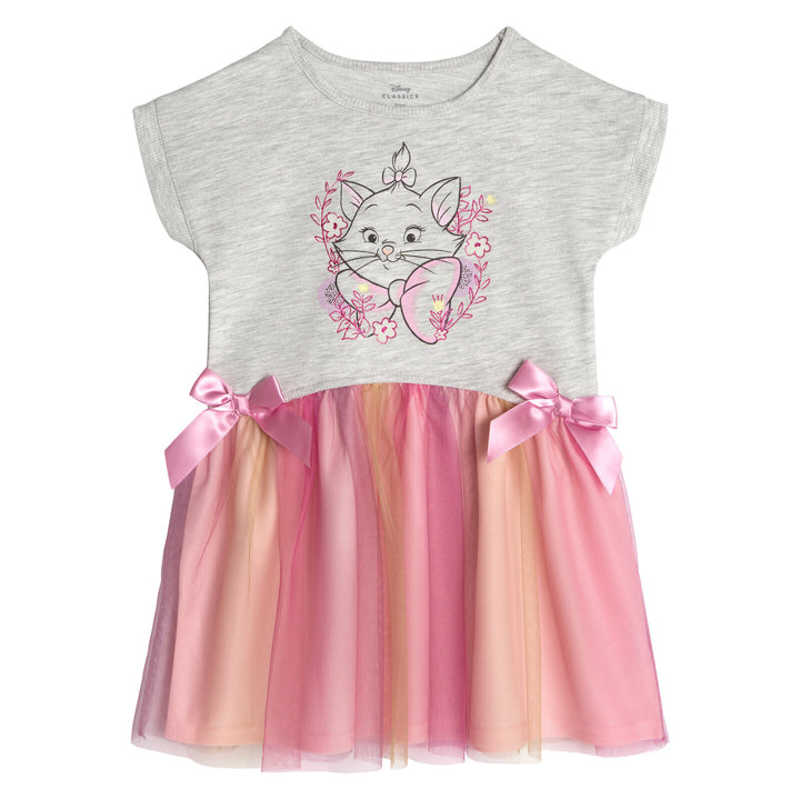 Disney The Aristocats Marie Girls' Tutu Dress Grey Pink