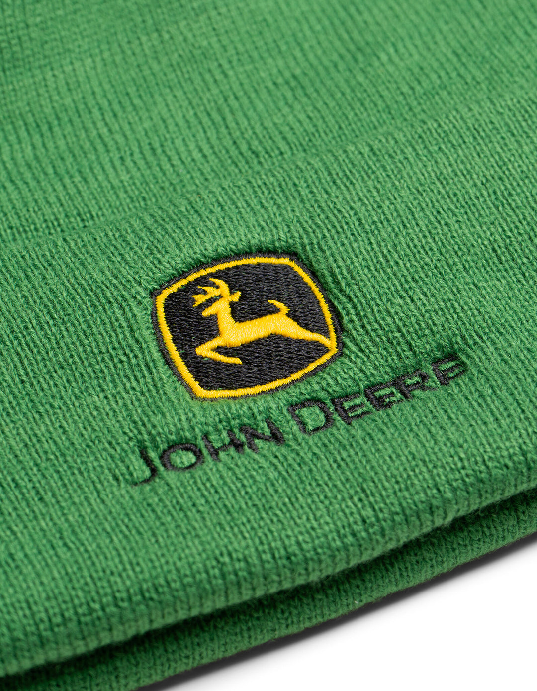 John Deere Men's Knit Beanie Hat Classic Green