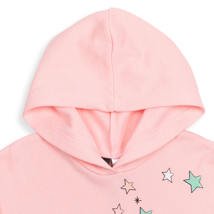 Star Wars The Mandalorian Grogu Girls' Fleece Hoodie and Leggings Set Pink Green
