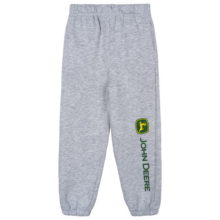 John Deere Boys' Fleece Jogger Pants Athletic Grey