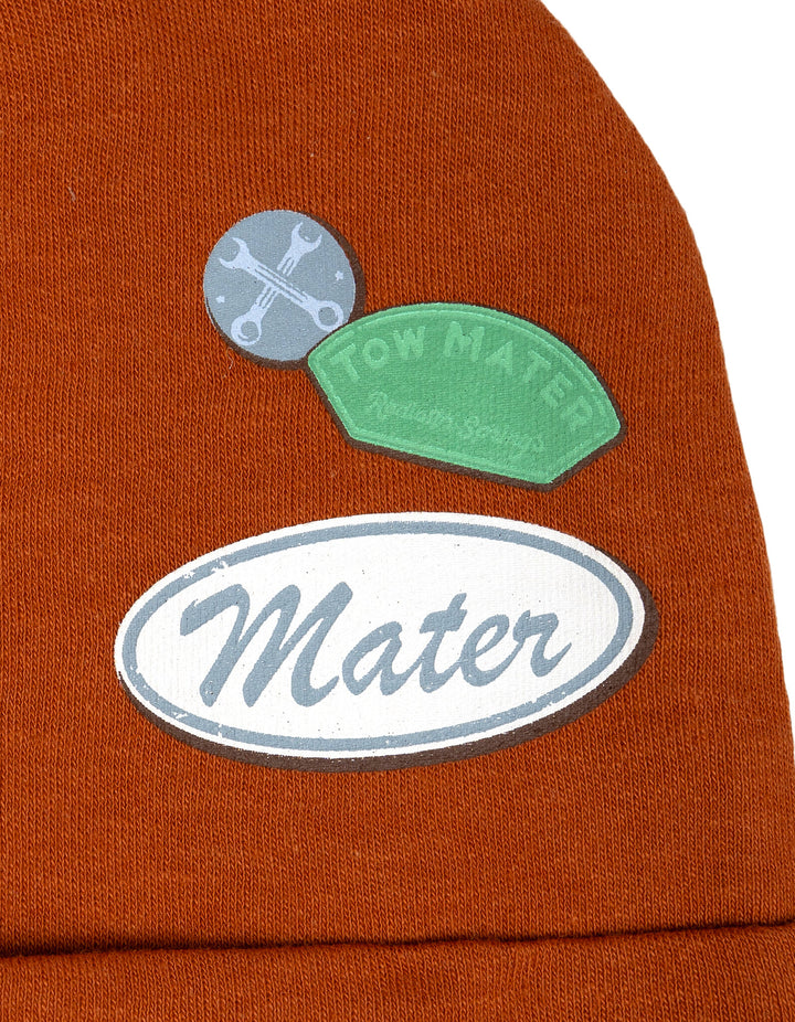 Cars Baby Boys' Cosplay One Piece Bodysuit and Hat Set Brown Tow Mater