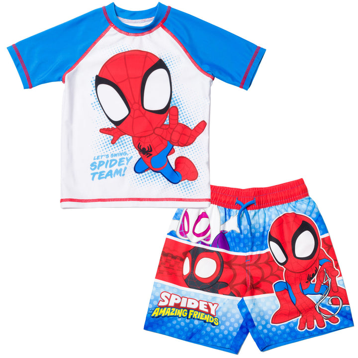 Marvel Spidey and His Amazing Friends Boys' Bright Blue Red