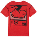 Disney Mickey Mouse Boys' Short Sleeve T-Shirt Red Skateboard