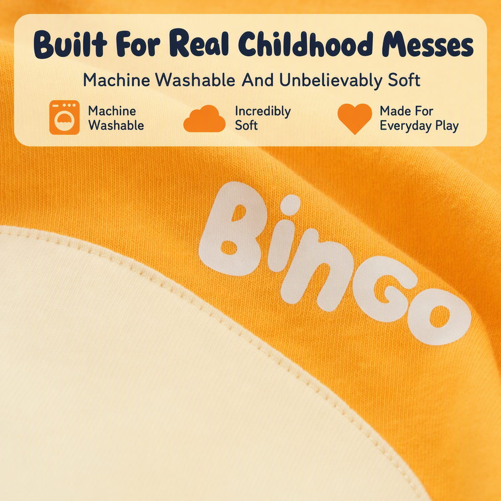 Bluey Cosplay Hooded Coverall Bingo Orange