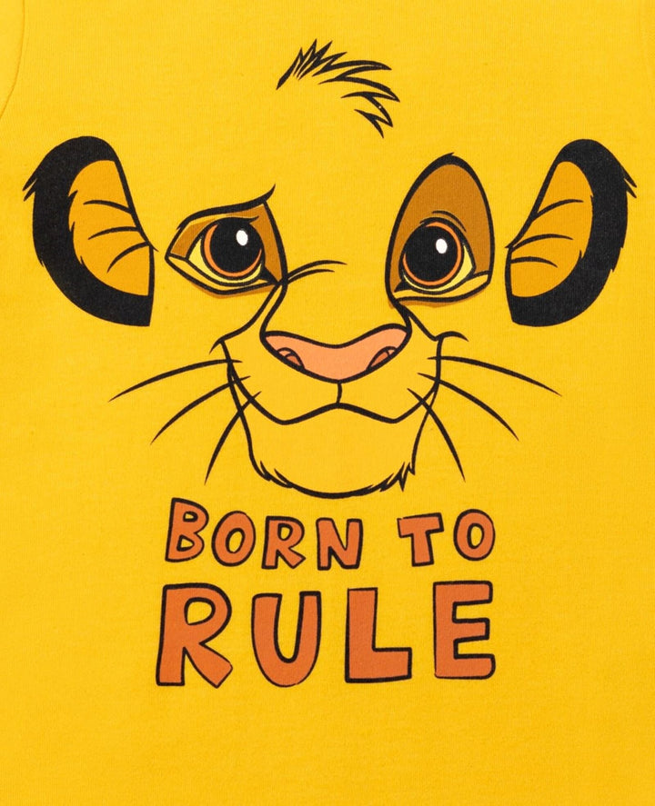 Disney Lion King 5-Pack Long Sleeve Bodysuits Simba Orange Multi