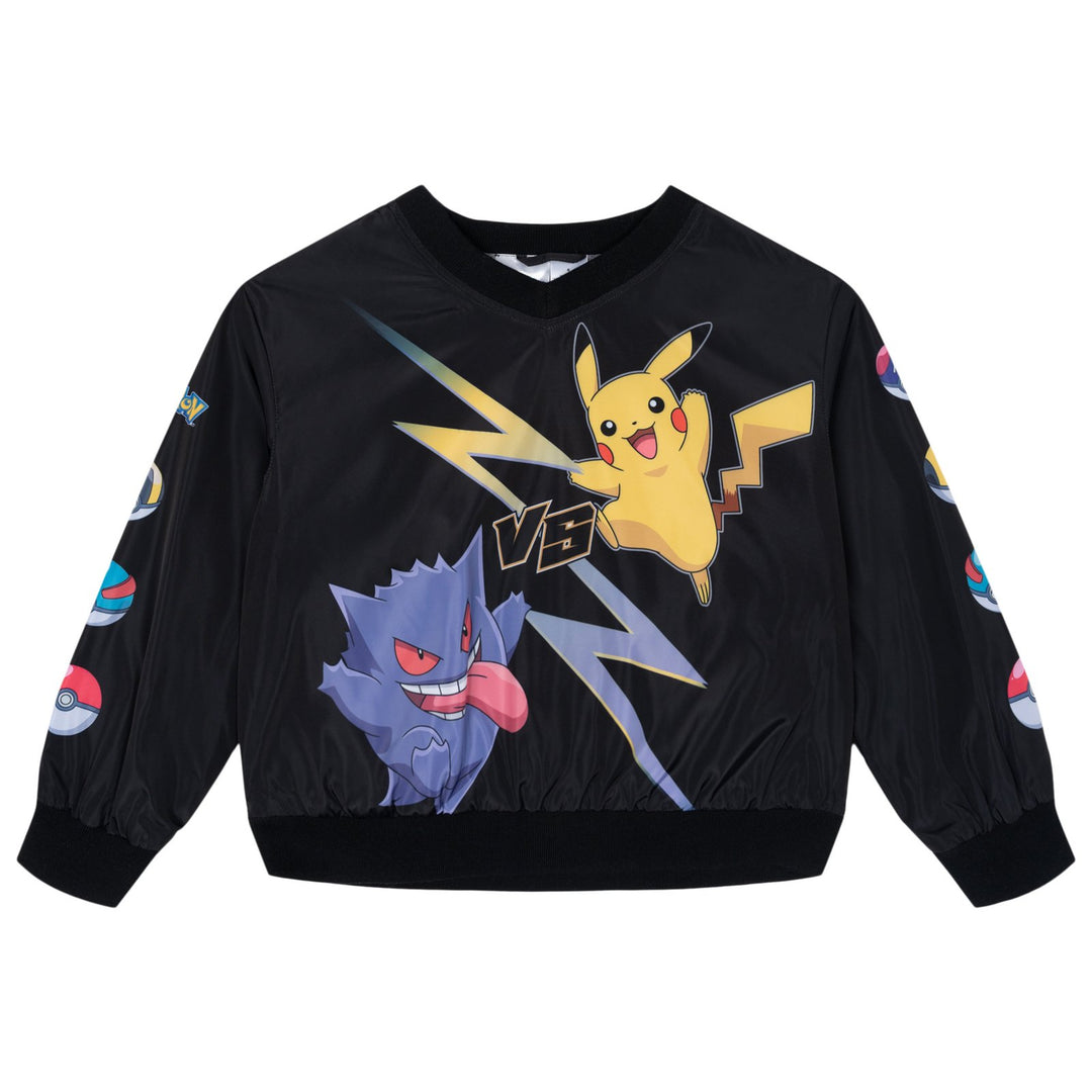 Pokemon Boys' Bomber Jacket Black