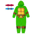 Teenage Mutant Ninja Turtles Cosplay Hooded One Piece Set Leo and Raph Green