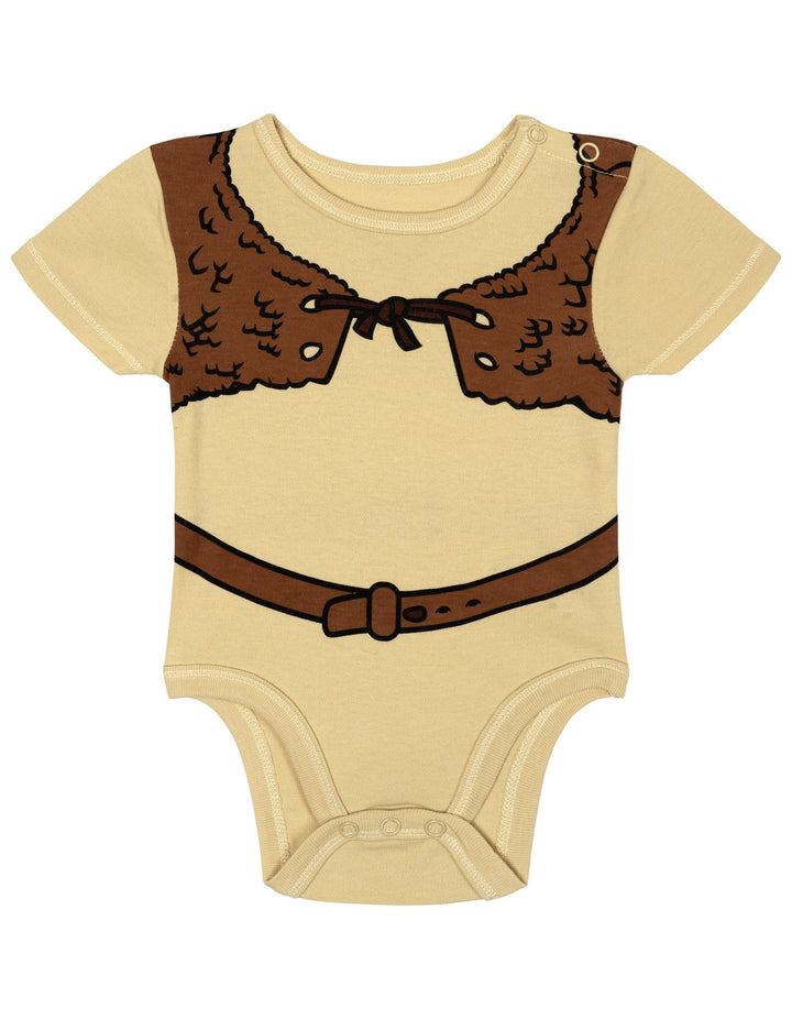 Shrek Baby Boys' Cosplay 2-Piece Bodysuit and Hat Set Tan Green