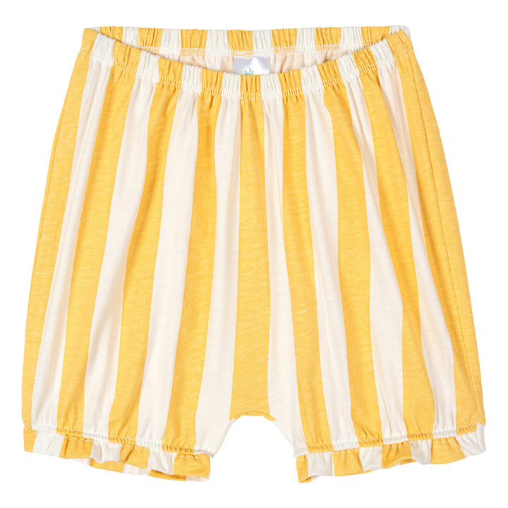 Minnie Mouse Baby Girls' 2-Piece Tee and Bubble Shorts Set Yellow