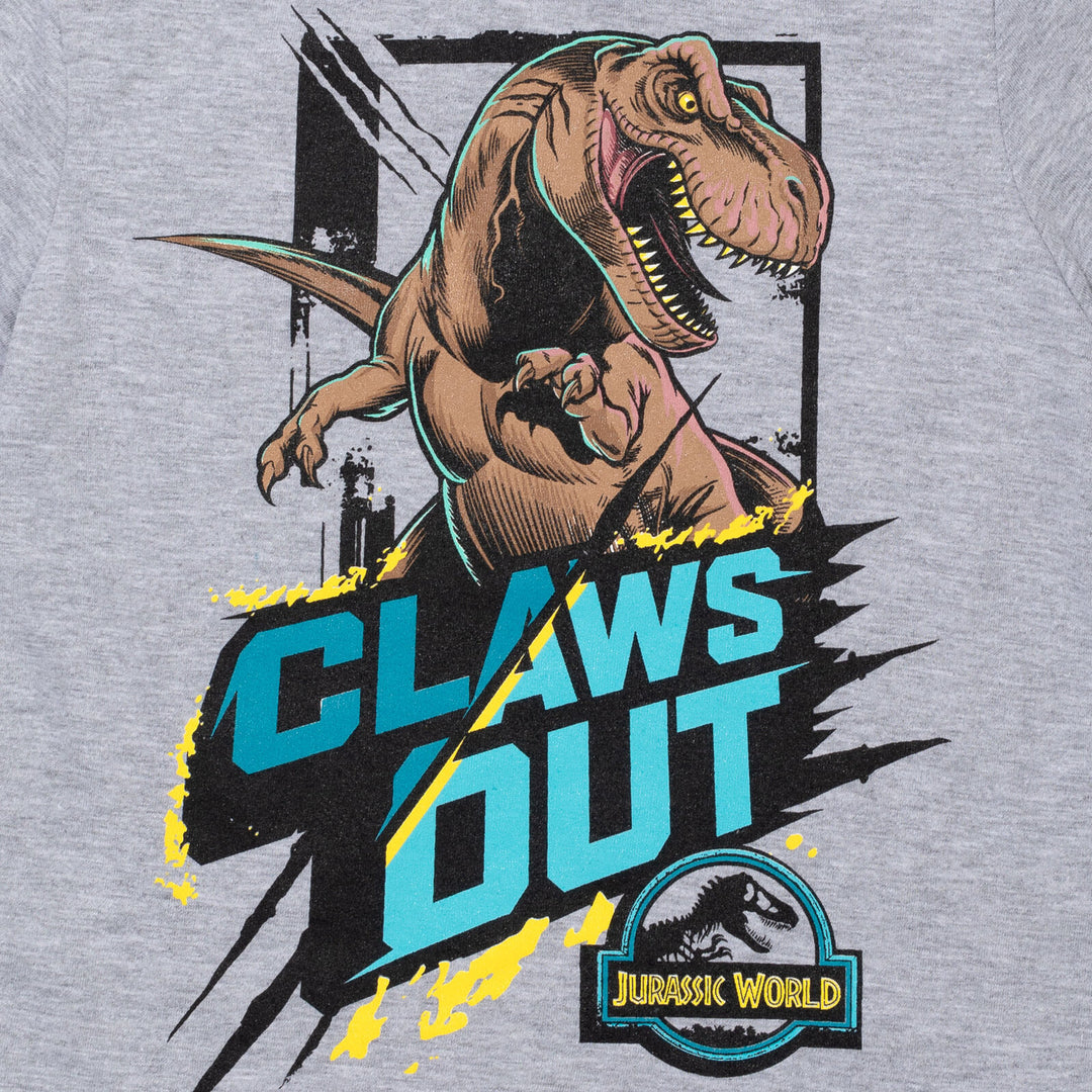 Camiseta deportiva Jurassic World y pantalones cortos de malla