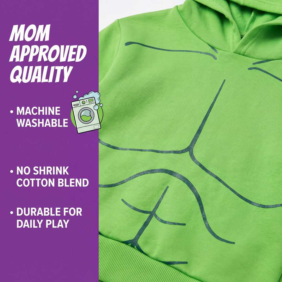 Marvel Spidey and His Amazing Friends The Hulk Hoodie and Pants Set Smash Green