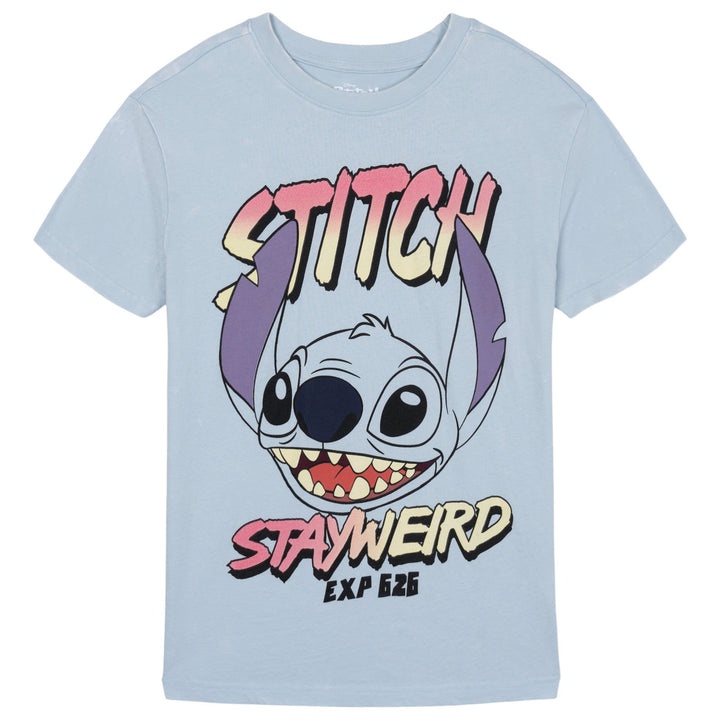 Lilo & Stitch Adult Men or Women Short Sleeve T-Shirt Skyway Wash