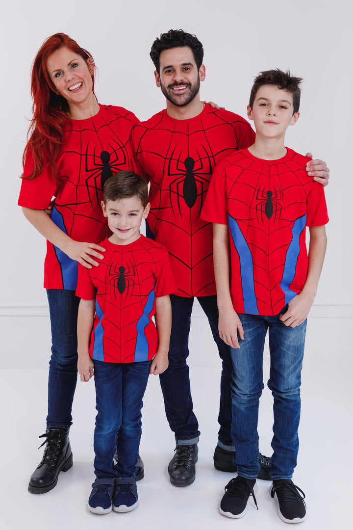 Marvel Spider-Man Cosplay Short Sleeve T-Shirt Classic Red