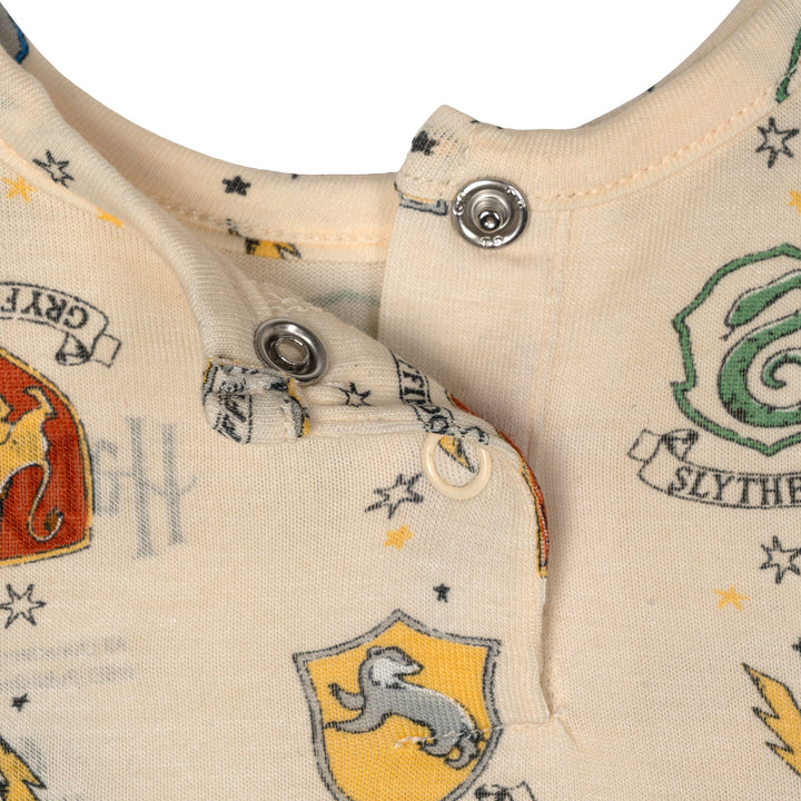 Harry Potter Baby Girls' One Piece Bodysuit Dress White Multi