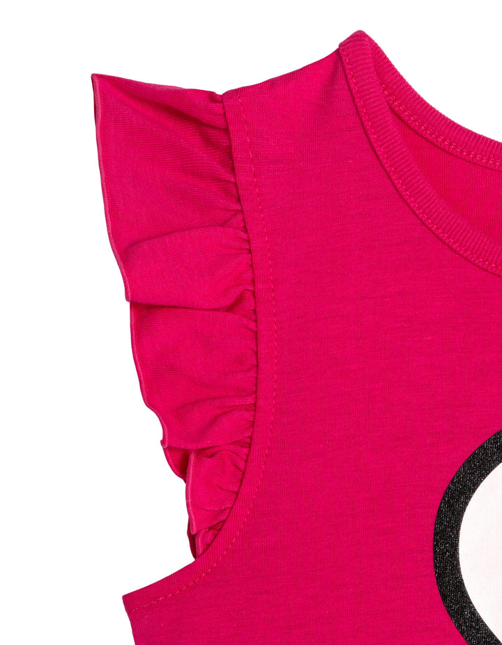 Monster High Girls' Tutu Dress Fuchsia Skullette