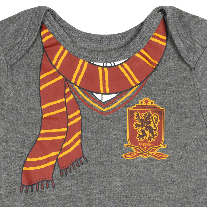 Harry Potter Baby Cosplay Bodysuit and Hat Set Grey