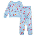 Marvel Spider-Man Boys' Loungewear 2-Piece Sweatshirt and Pants Set Light Blue
