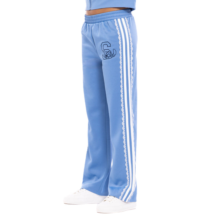Lilo & Stitch Women's Athletic Track Pants Silver Blue
