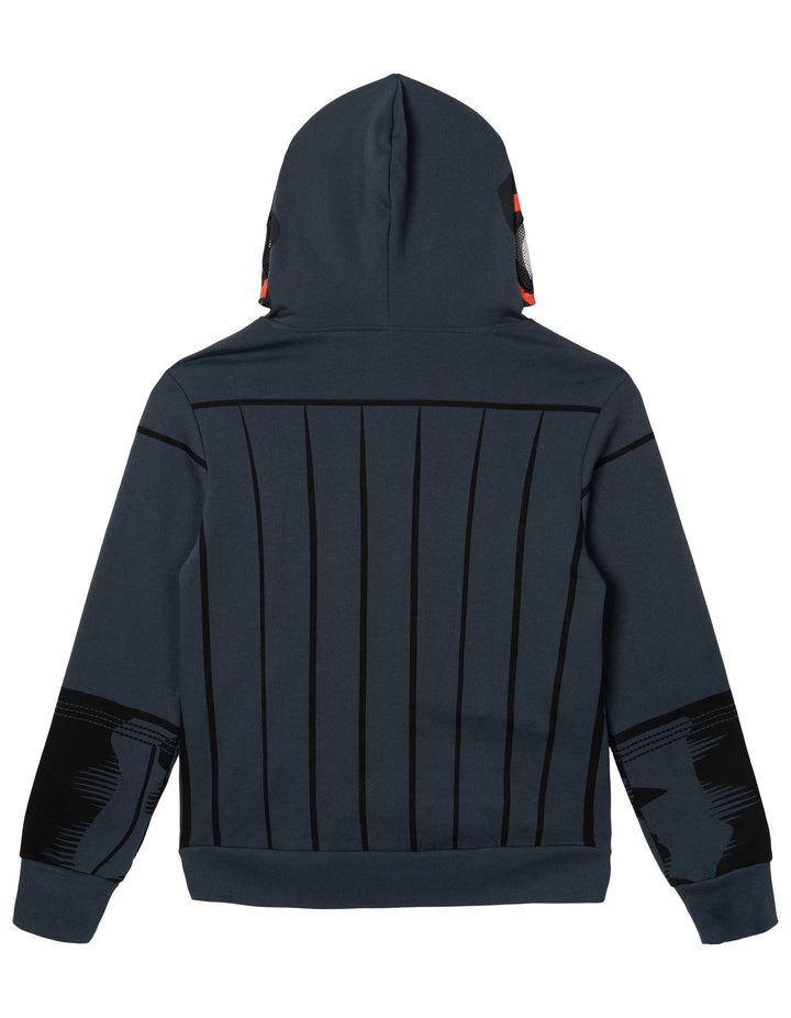 Star Wars Darth Maul Men's Cosplay Zip-Up Hoodie Red Black