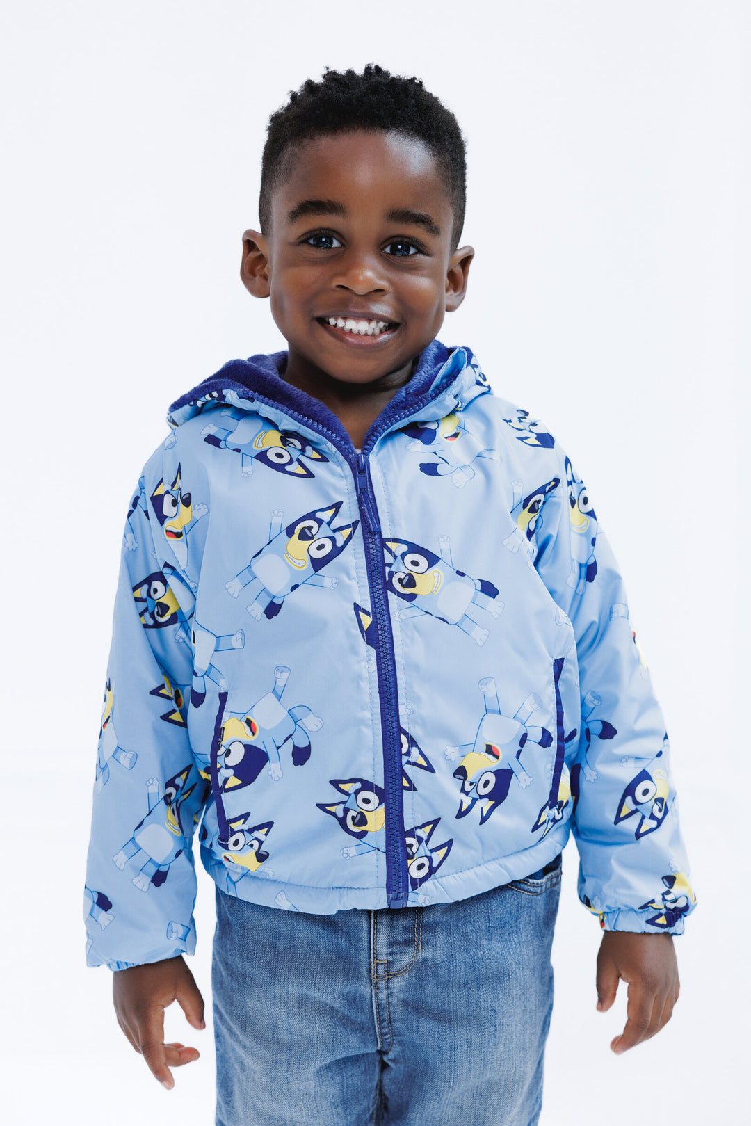 Bluey Hooded Rain Jacket Sky Blue