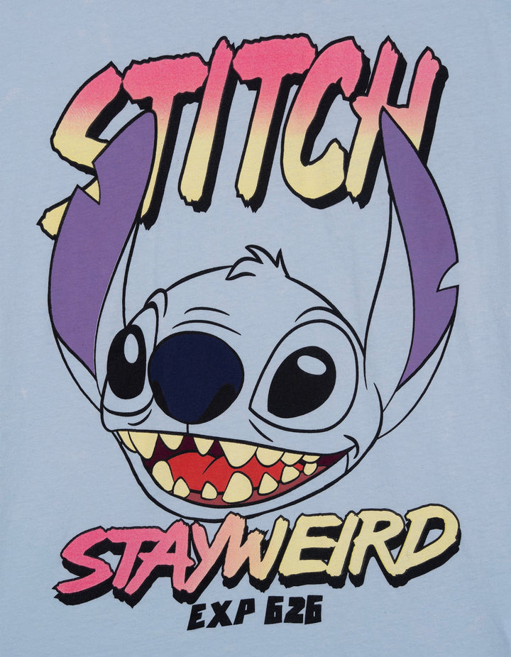 Lilo & Stitch Adult Men or Women Short Sleeve T-Shirt Skyway Wash
