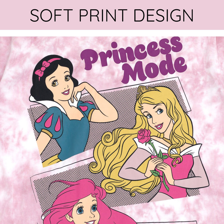 Disney Princess Women's Short Sleeve T-Shirt Purple