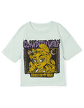 Monster High Clawdeen Wolf Girls' Short Sleeve T-Shirt Aqua