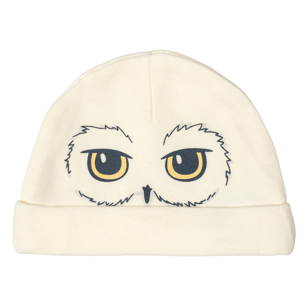 Harry Potter Hedwig Baby Boys' Cosplay Bodysuit and Hat Set Off White