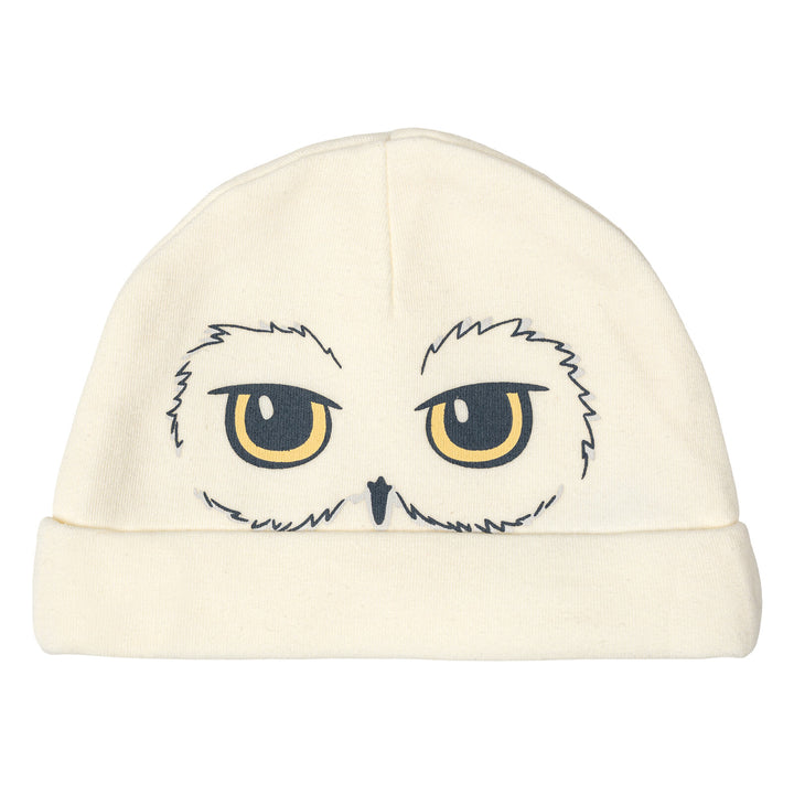 Harry Potter Hedwig Baby Boys' 2-Piece Cosplay Bodysuit and Hat Set Cream