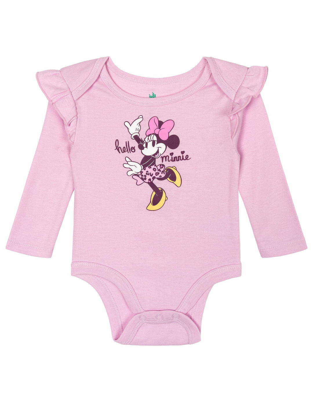 Minnie Mouse Baby Girls' Bodysuit and Tutu Leggings Set Pink Leopard