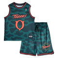 GOAT The Movie Will Harris Boys' Basketball 2-Piece Tank Top and Shorts Set Camo Green