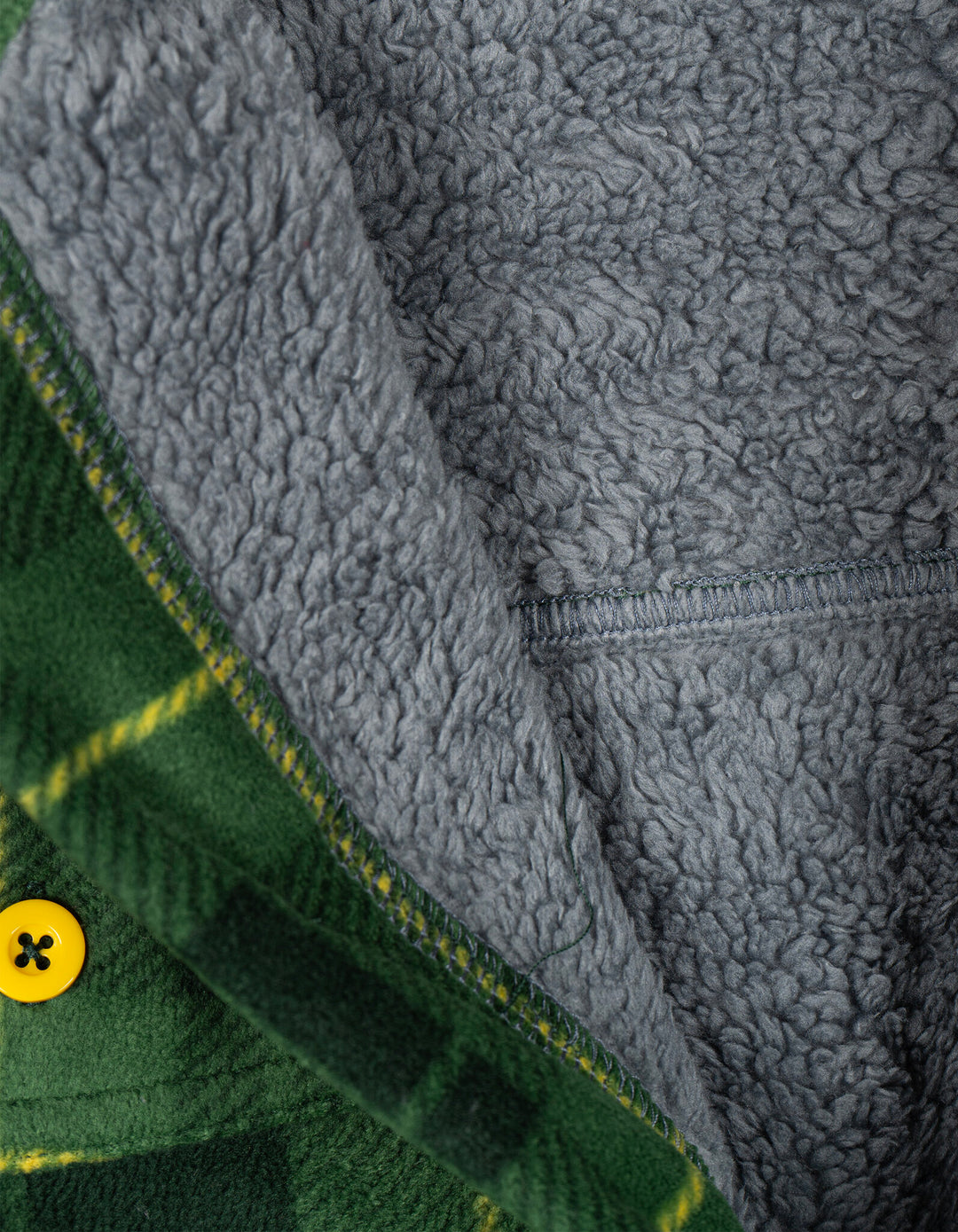John Deere Matching Family Fleece Lined Shacket Green Black Plaid