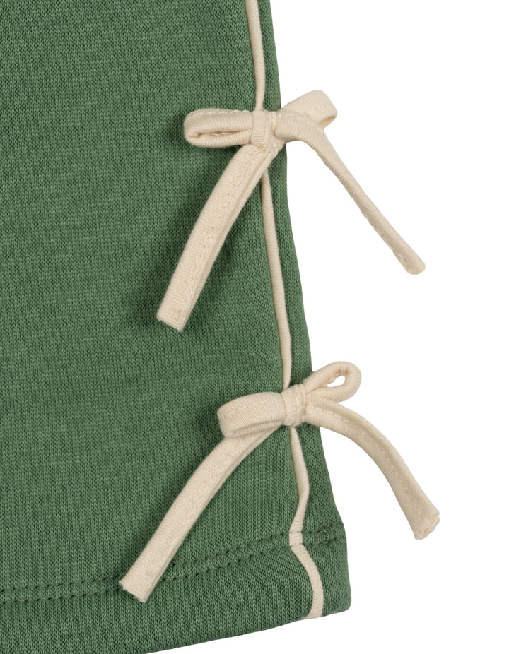 Moana Girls' Fleece Sweatshirt and Pants Set Cream Green
