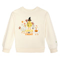 John Deere Girls' Holiday Fleece Pullover Tusk Off White