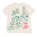 Disney Classics Adult Men or Women Holiday Short Sleeve T-Shirt Ivory