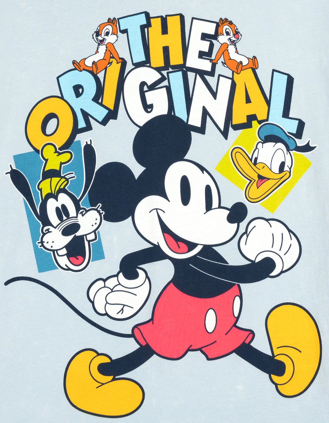 Disney Mickey Mouse & Friends Boys' Short Sleeve T-Shirt Skyway Wash