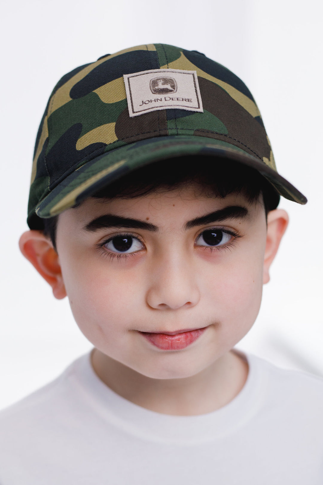 John Deere Youth Boys' Strapback Baseball Cap Hunter Camo