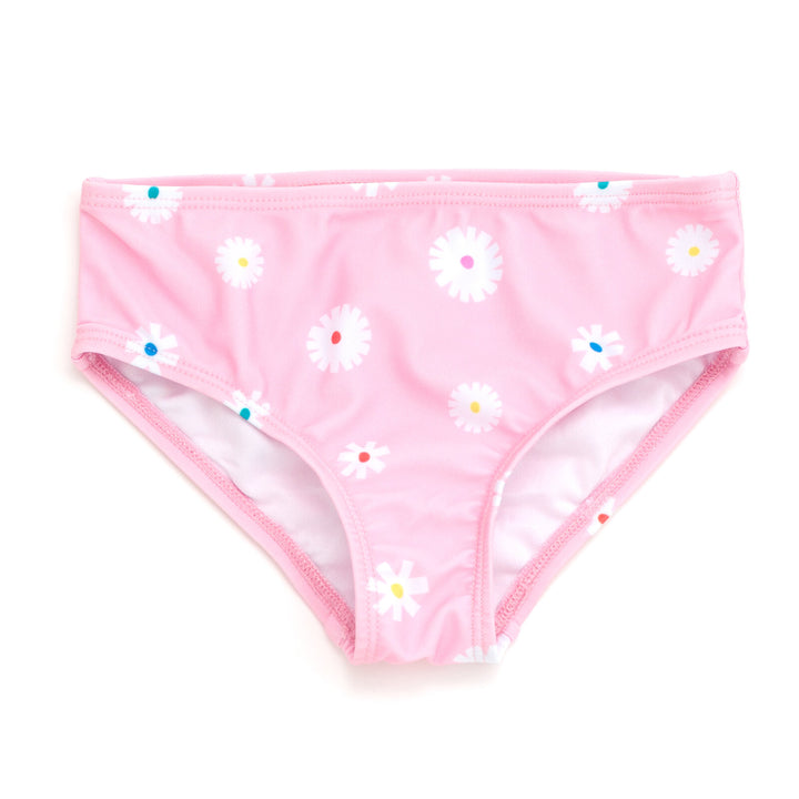 Ms. Rachel Girls' Swimwear 2-Piece Tankini and Bikini Bottom Set Ms Pink Daisy