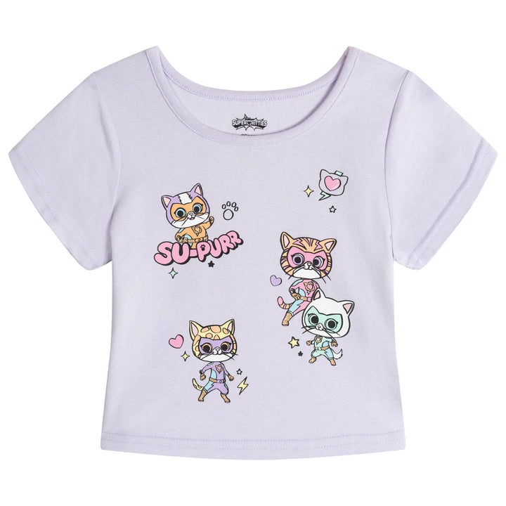 Disney Super Kitties Girls' T-Shirt and Tutu Skirt Set Purple SuperKitties