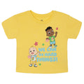 Cocomelon Girls' Short Sleeve Graphic T-Shirt JJ Cody Pale Yellow
