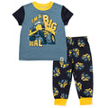 John Deere Boys' 2-Piece Pajama Set Black Dark Gray