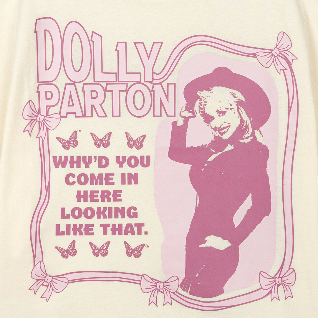 Dolly Parton Women's Short Sleeve T-Shirt Vanilla Cream