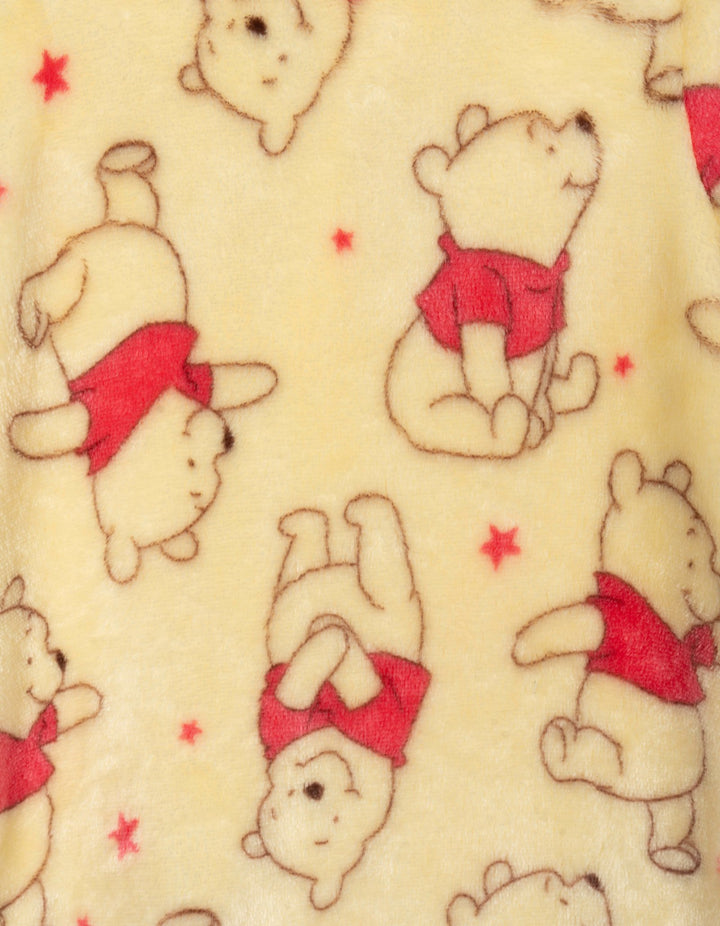 Disney Winnie the Pooh Baby Fleece Footed Sleep N' Play Cream Pink
